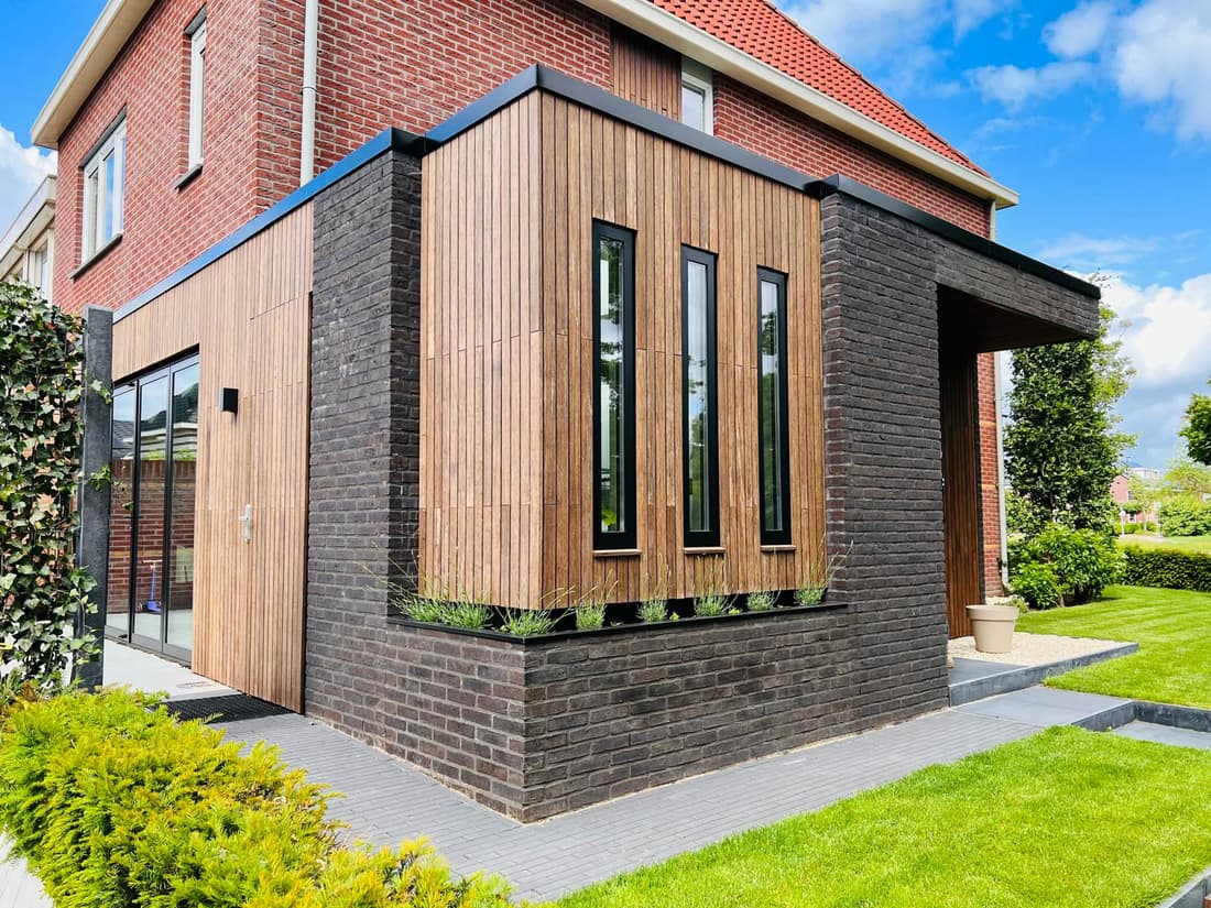 Aluminium kozijnproject — Aanbouw